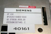 Sinumerik 840D Bedientafel OP30 6FC5203-0AB00-0AA0