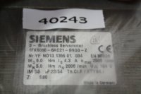 Siemens Servomotor 1FK6060-6AC21-9RG0-Z unbenutzt unused