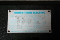 Thrige-Titan Electric Hauptspindelmotor Nebenschlussmotor GF112M07BF9 112/782 #used