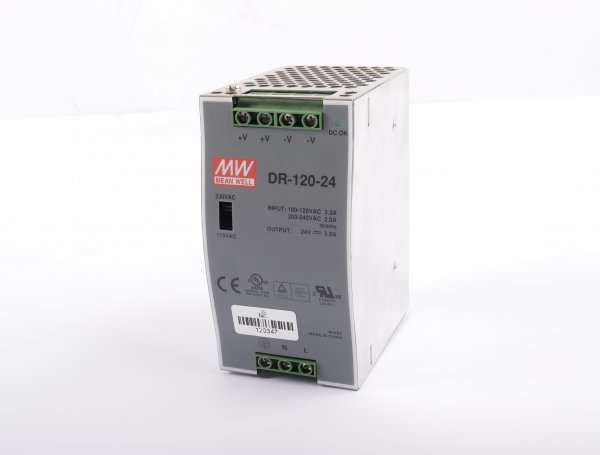 Mean Well Schaltnetzteil DR-120-24 #used