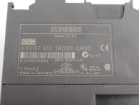 Siemens SIMATIC S7-300 CPU 313 Zentralbaugruppe 6ES7313-1AD03-0AB0 E-Stand 2 #used