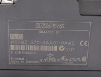 Siemens SIMATIC S7-300 Dummy-Baugruppe DM 370 6ES7370-0AA01-0AA0 E-Stand:1 #used