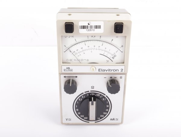 H&B ELIMA Analog Multimeter Elavitron 2 #used