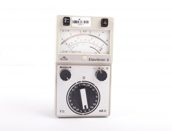 H&B ELIMA Analog Multimeter Elavitron 2 #used