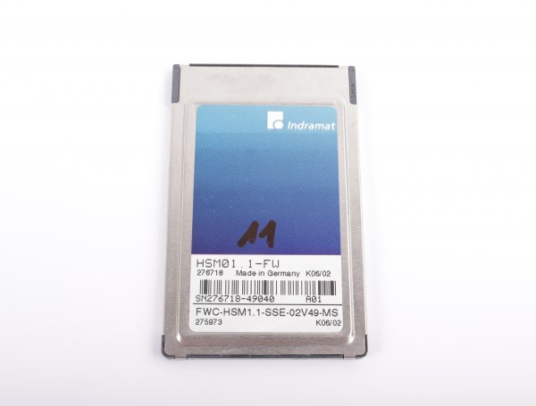 INDRAMAT Memory Card HSM01.1-FW 276718 FWC-HSM1.1-SSE-02V49-MS #used