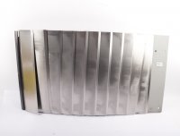 Maho Faltenbalg Gleitbahnschützer Führungsabdeckung X-Achse rechts aus Maho MH 600W CNC Fräsmaschine #used