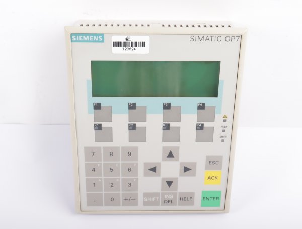 Siemens Operator Panel OP7/DP LC-Display 6AV3607-1JC20-0AX1 E-Stand:02 #used