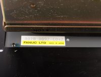 FANUC Frontpanel A02B-0092-C042 mit Monitor A61L-0001-0093 aus FALCON K-2 #used