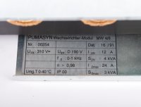 AMK Pumasyn Wechselrichter-Modul MW 4/8 #used