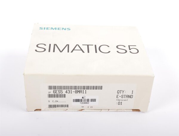 Siemens SIMATIC S5 Digitaleingabe 431 6ES5431-8MA11 E-Stand 01 #new open box