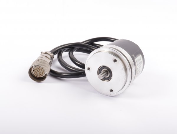 AMI-Elektronik Drehgeber Typ 100/4 5V Imp. 2500 mit Verbindunskabel ca. 1m #used
