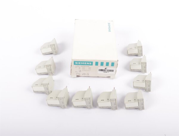 Siemens Überspannungsbegrenzer Varistor 3TX4490-3G AC 48V/DC 24...70V zum Aufstecken auf Schütze 1 Pckg. mit 10 Stück #new open box