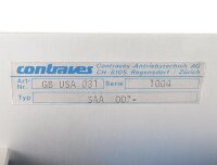 CONTRAVES Rack SAA 007- GB USA 031 mit DC Power Supply PS 700 aus EMCOTURN 340 #used