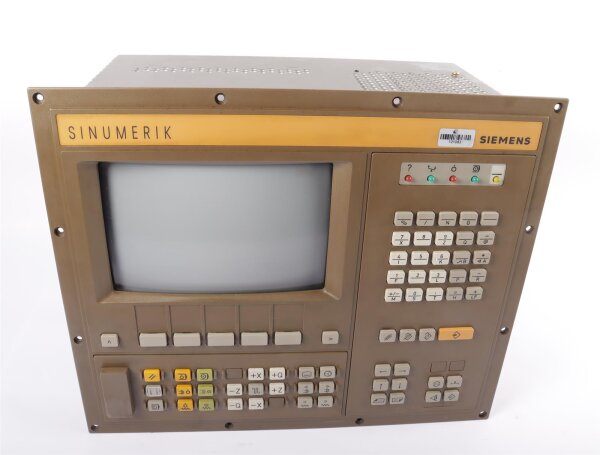 Siemens SINUMERIK Bedienterminal Monitor 810 T 6FC3171-0AA-Z 24V DC 120W aus EMCOTURN 340 #used
