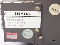 Siemens SINUMERIK Bedienterminal Monitor 810 T 6FC3171-0AA-Z 24V DC 120W aus EMCOTURN 340 #used