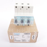 Hager SLS Schalter SLSE63 HTN363E 330336 #new open box
