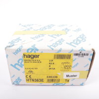 Hager SLS Schalter SLSE63 HTN363E 330336 #new open box