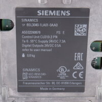 Siemens SINAMICS S120 Control Unit CU310-2 PN 6SL3040-1LA01-0AA0 Vers.E #used