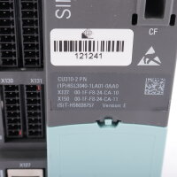 Siemens SINAMICS S120 Control Unit CU310-2 PN 6SL3040-1LA01-0AA0 Vers.E #used