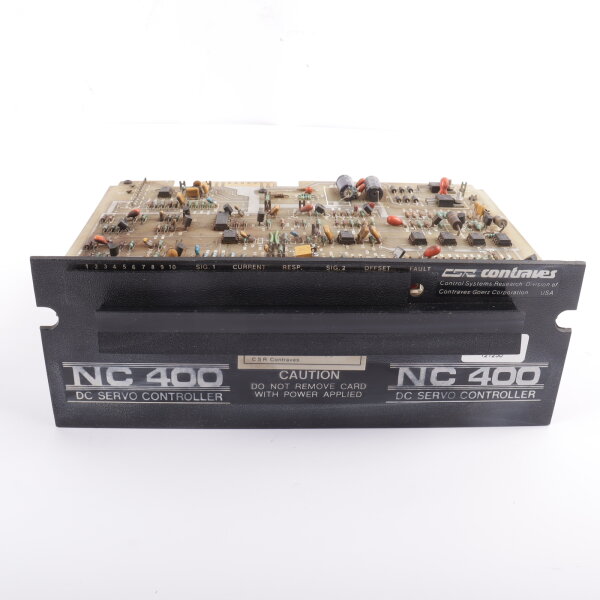 Contraves DC Servo Controller NC 400 FAA1520  #used