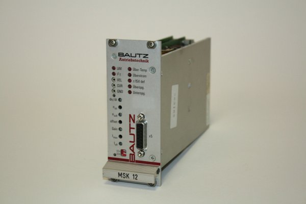 BAUTZ MSK 12 MSK12-0002-ES1-CA Servoverstärker servo amplifier
