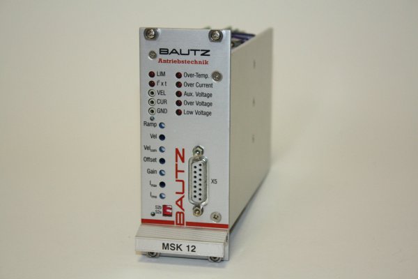 BAUTZ MSK 12 MSK12-10-ES2-CA digitaler Servoverst&auml;rker servo amplifier