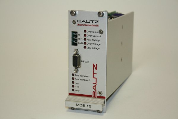 BAUTZ MDE 12 MDE12-12-001-AA digitaler Servoverstärker servo amplifier
