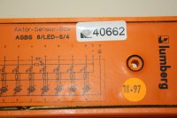 LUMBERG Aktor-Sensor-Box ASBS 8/LED-5/4 1180080000 #new open box