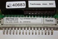 Mattke DC Servoregler MTRM061/05TV01 Servoverstärker unbenutzt