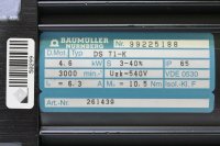 Baumüller DS 71-K  261439  Servomotor 4,6 KW 3000 U/min #used