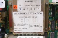 Siemens 6ES5900-0AA12 Zentralbaugruppe  Stand: A