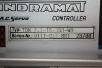 INDRAMAT AC Servo Controller TDM 2.1-15-300-W0 #used