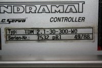 INDRAMAT AC Servo Controller TDM 2.1-30-300-W0 #used