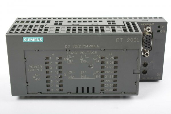 Siemens Simatic S7 DP 6ES7132-1BL00-0XB0 Elektronikblock für ET 200L 32 DO, DC 24V/0.5A #used