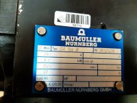 Baumüller DA 104 B Spindelmotor 8KW 96101428 mit Heidenhain ROD 486,0013 - 1024 ID.395 466 OE Drehgeber