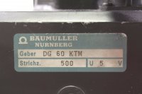 Baumüller Servomotor DS 56-M 250973 Geber. DG 60 KTM #used