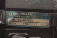 Baum&uuml;ller Servomotor DS 45-L 252201 Geber. DG 60 KTM