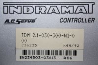 INDRAMAT AC Servo Controller TDM 2.1-030-300-W1-0 TDM 2.1-030-300-W1-000 #used
