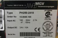 MGV Netzteil PH250-2410 264V 24VDC/10A gebraucht