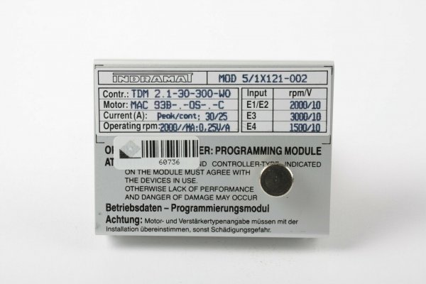 Indramat  MOD5/1X121-002 Programmierungsmodul (ungebraucht)