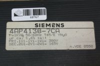 Siemens 4AP4138-7CA  Trafo pri.380V sec.165V 1KVA