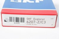 SKF Rillenkugellager 6207-Z/C3 Innen: 35mm Außen: 72mm Breite: 17mm #used