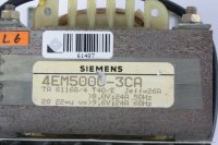 Siemens Trafo 4EM5000-3CA TA61168/4 T40/E 8V 24A 9,6V 24A...
