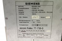 Siemens Sinumerik 800 Stromversorgung 6EW1861-3BA gebraucht