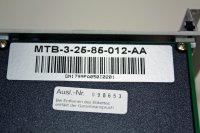 BAUTZ MTB 25 MTB-3-25-85-012-AA servo amplifier digitaler Servoregler #used