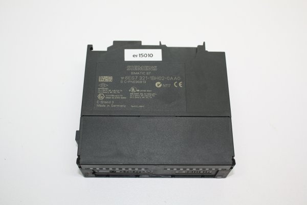 Siemens SIMATIC S7-300 SM321 16DE 6ES7321-1BH02-0AA0 6ES7 321-1BH02-0AA0 gebraucht