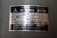 Mitsubishi-Electric Permanent Magnet DC Servo Motor HD 100-11SP gebraucht