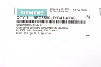 Siemens Sinumerik 840D sl 6FC5860-1YC41-4YA0 Bediensoftware Operating Software für PCUs mit Lizenzen EK21003
