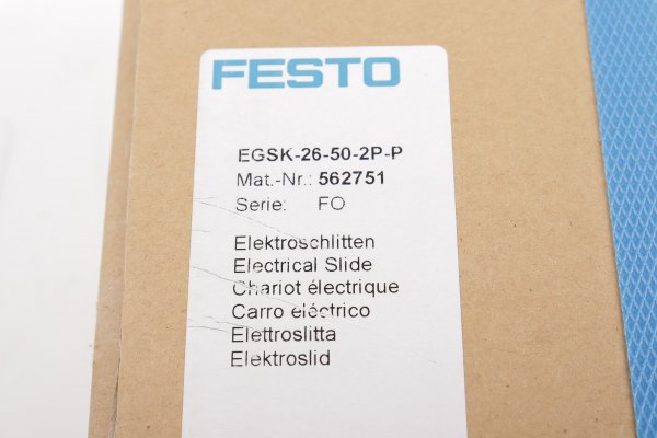 Festo Elektroschlitten EGSK-26-50-2P-P NEU A 