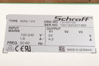 SCHROFF Power Supply Netzteil MAX 124 13100105 gebraucht